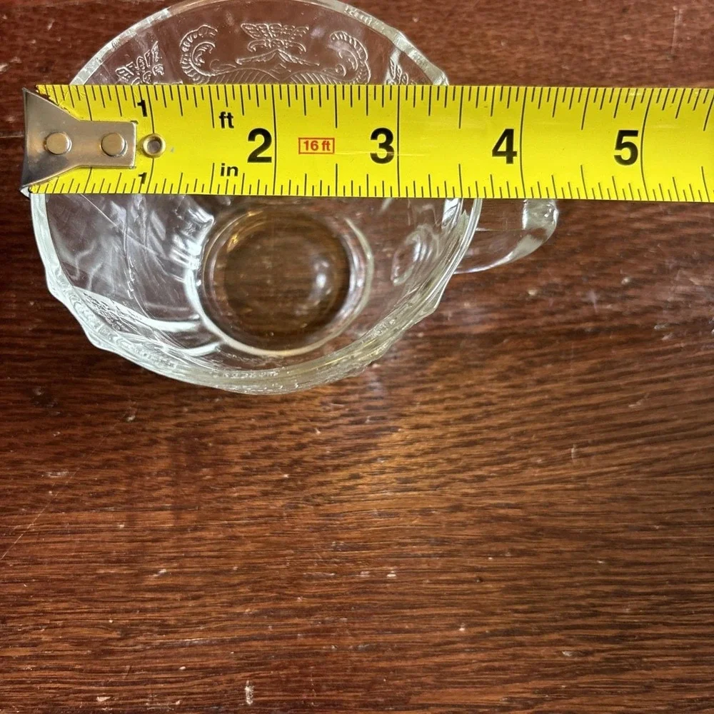 Vintage Indiana Glass Clear Recollection #4498 Punch‎ Cup Tea Cup